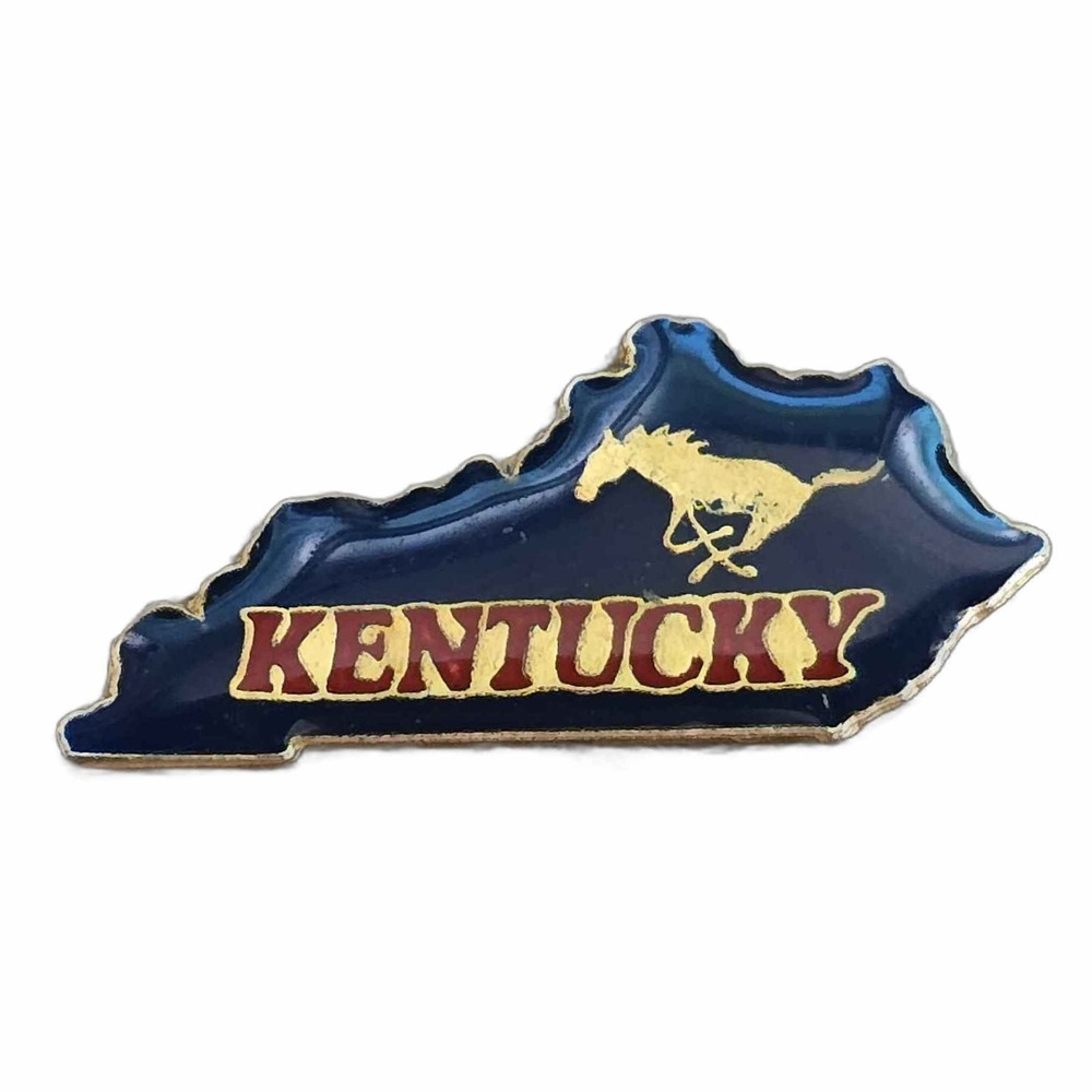 Kentucky State Outline Horse Lapel Vest Hat Pin J9
